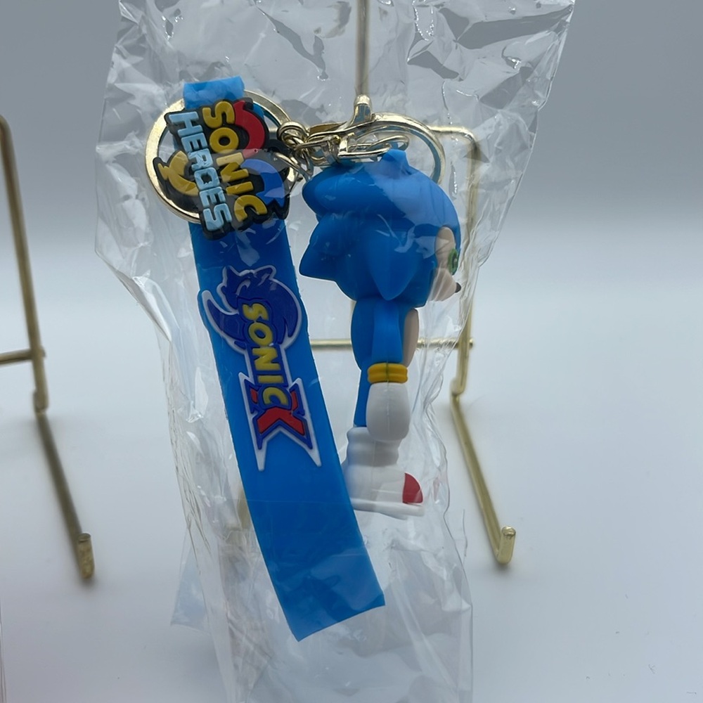 Sonic Red and Blue Character Keychains - Picture 3 of 4